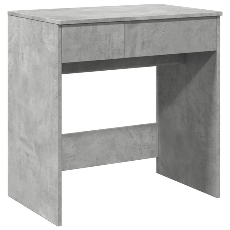 Meikkipöytä betoninharmaa 73x46,5x120 cm (48223)