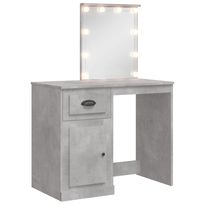 Meikkipöytä LED-valoilla, 90x42x132,5 cm, eri värejä (31916)