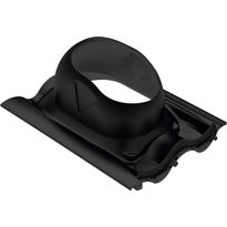 MX-läpivientisarja tiilikatolle Meltex, musta