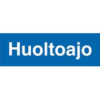 Merkintäkilpi &quot;Huoltoajo&quot;, 30x10cm