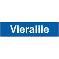 Merkintäkilpi &quot;Vieraille&quot;, 20x5cm