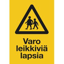 Merkintäkilpi &quot;Leikkiviä lapsia&quot;, 20x30cm