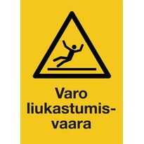 Merkintäkilpi &quot;Liukastumisvaara&quot;, 20x30cm