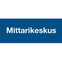 Merkintäkilpi &quot;Mittarikeskus&quot;, 30x12cm
