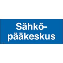 Merkintätarra &quot;Sähköpääkeskus&quot;, 30x10cm