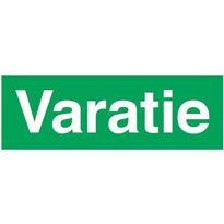 Merkintäkilpi &quot;Varatie&quot;, 20x8cm, jälkivalaiseva