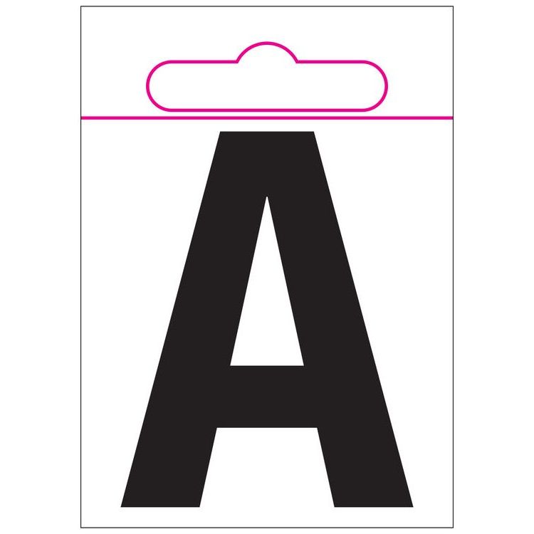 Merkintätarra irtokirjain, 50mm, A