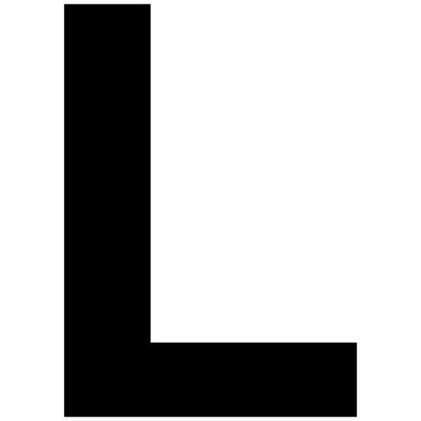 Merkintätarra irtokirjain, 100mm, L