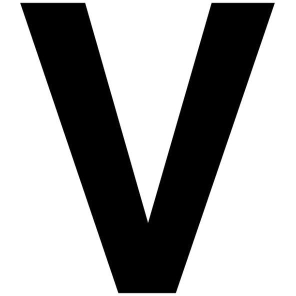 Merkintätarra irtokirjain, 50mm, V