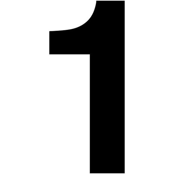 Merkintätarra irtonumero, 50mm, 1