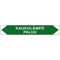 Merkintätarra/putkistotarra &quot;Kaukolämpö paluu&quot;, 16x2.5cm, 5kpl