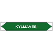 Merkintätarra/putkistotarra &quot;Kylmävesi&quot;, 16x2.5cm, 5kpl