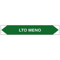 Merkintätarra/putkistotarra &quot;LTO meno&quot;, 16x2.5cm, 5kpl