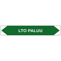 Merkintätarra/putkistotarra &quot;LTO paluu&quot;, 16x2.5cm, 5kpl