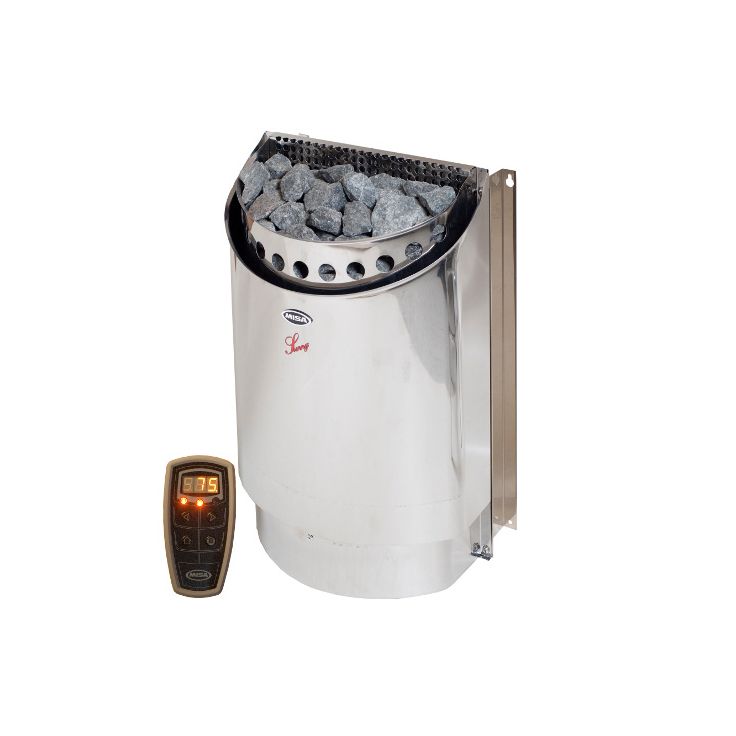 Sähkökiuas Misa Sunny 12560DR, 6kW, 5-8m³, erillinen ohjaus