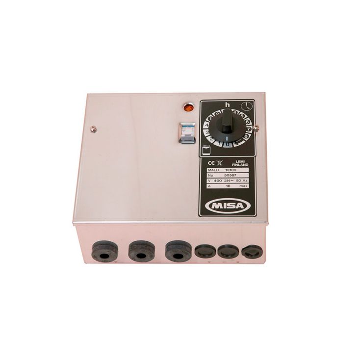 Ohjauskeskus Misa 13150, 12-15 kW kiukaille, 2-jak.