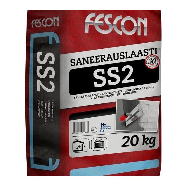Kiinnityslaasti Fescon SS2, 20kg säkki