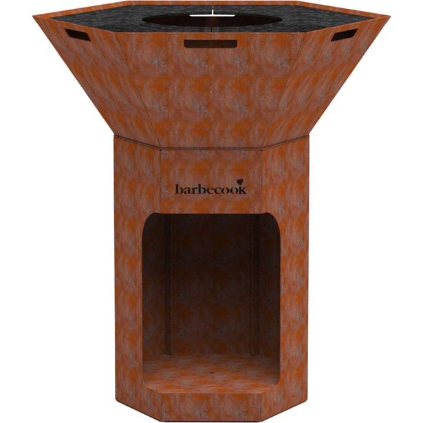 Puugrilli Barbecook Nestor, corten-teräs