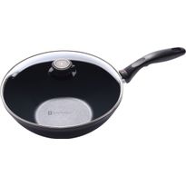 Wokkipannu kannella Swiss Diamond XD, Ø28cm