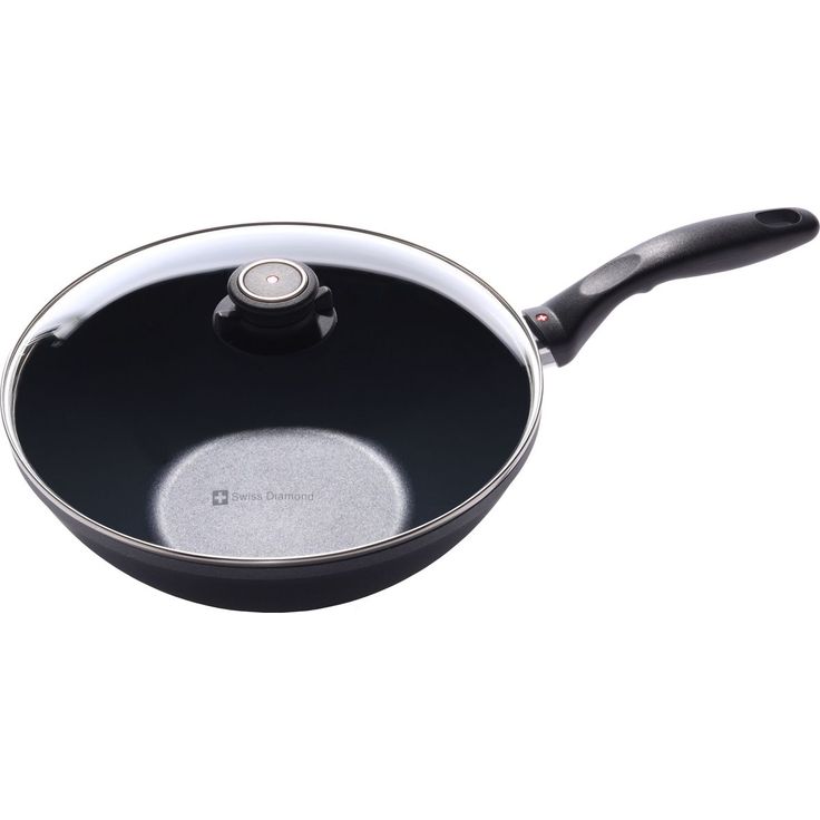 Wokkipannu kannella Swiss Diamond XD, 28cm