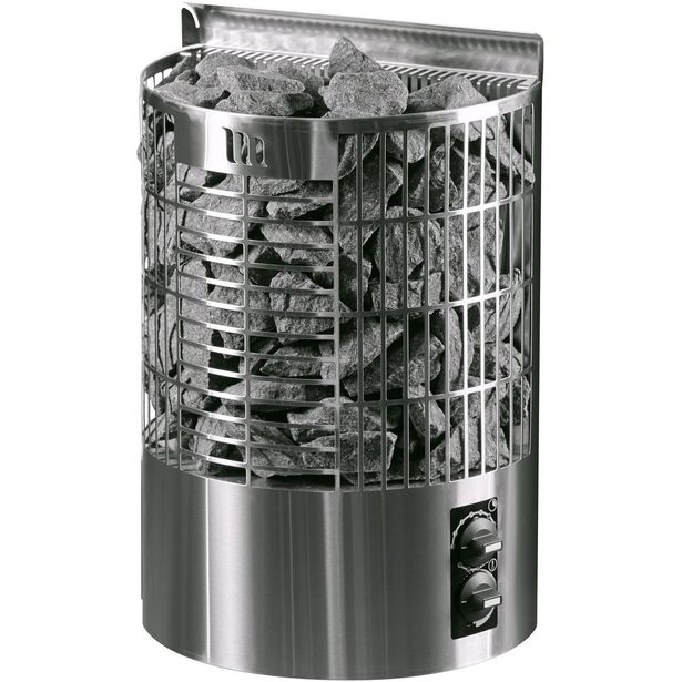 Sähkökiuas Mondex Teno M, 9kW, 8-13m³, kiinteä ohjaus, Verkkokaupan poistotuote