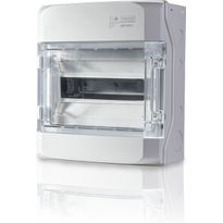 Moduulikotelo F-Tronic Neptun12, 1 rivi, 12 MOD, IP65, laipat ylä- ja alapäädyssä