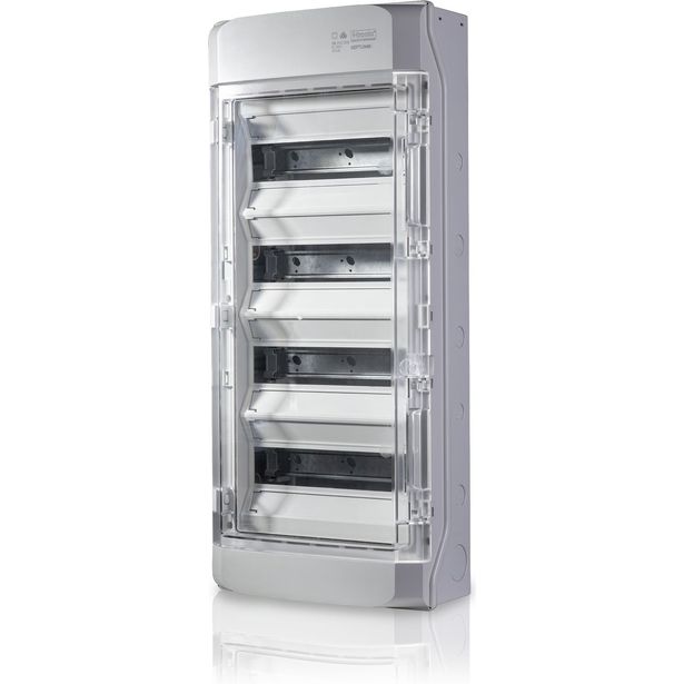 Moduulikotelo F-Tronic Neptun48, 4 riviä, 48 MOD, IP65, laipat ylä- ja alapäädyssä
