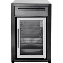 Kesäkeittiön jääkaappimoduuli Myoutdoorkitchen Nordic Line Black, musta