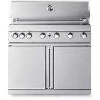 Vapaasti seisova kaasugrilli Myoutdoorkitchen Classic Line Stainless, 6 poltinta ja infrapunalämpö, rst