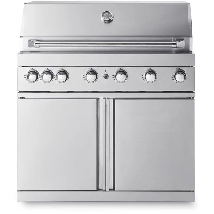 Vapaasti seisova kaasugrilli Myoutdoorkitchen Classic Line Stainless, 6 poltinta ja infrapunalämpö, rst