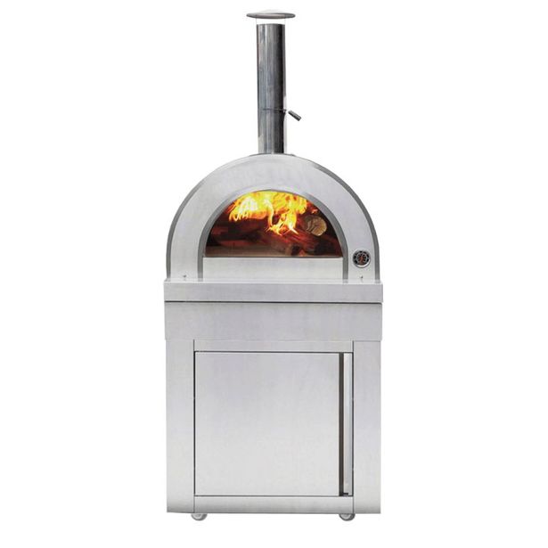 Pizzauuni Myoutdoorkitchen Classic Line Stainless Naples, puulämmitteinen, rst