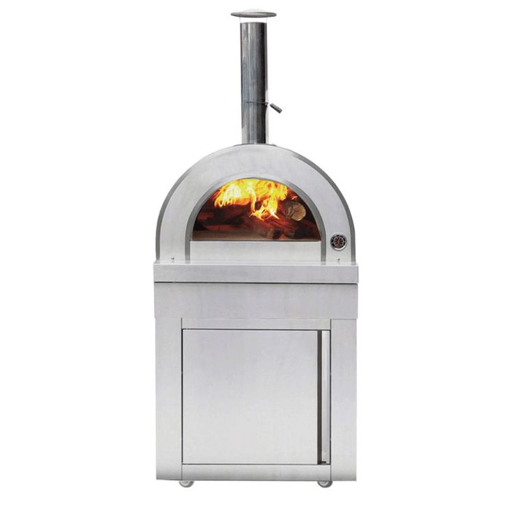 Pizzauuni Myoutdoorkitchen Classic Line Stainless Naples, puulämmitteinen, rst
