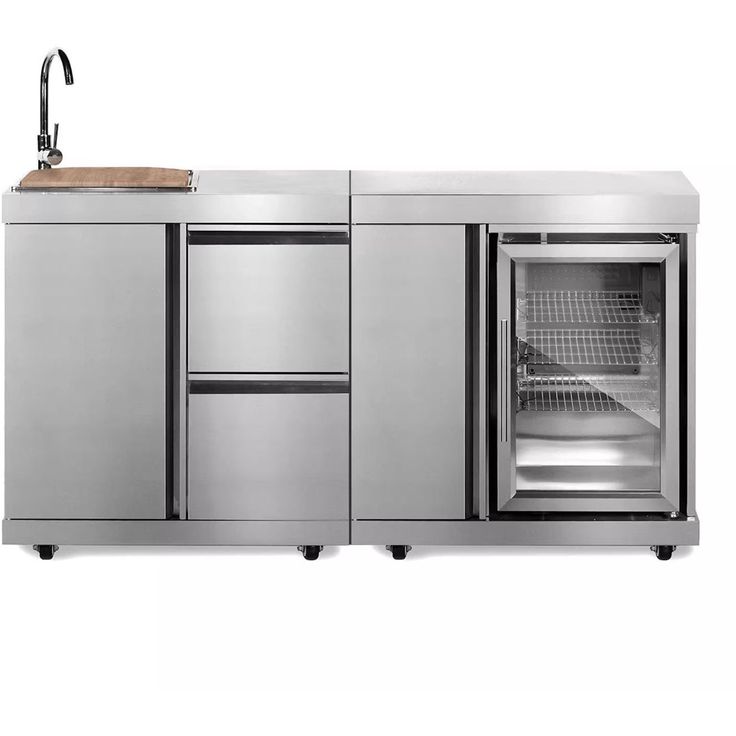 Kesäkeittiön jääkaappi- ja allasmoduuli Myoutdoorkitchen 63 l,