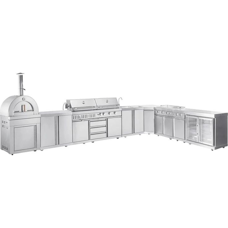 Kesäkeittiö Myoutdoorkitchen Washington, ruostumaton teräs