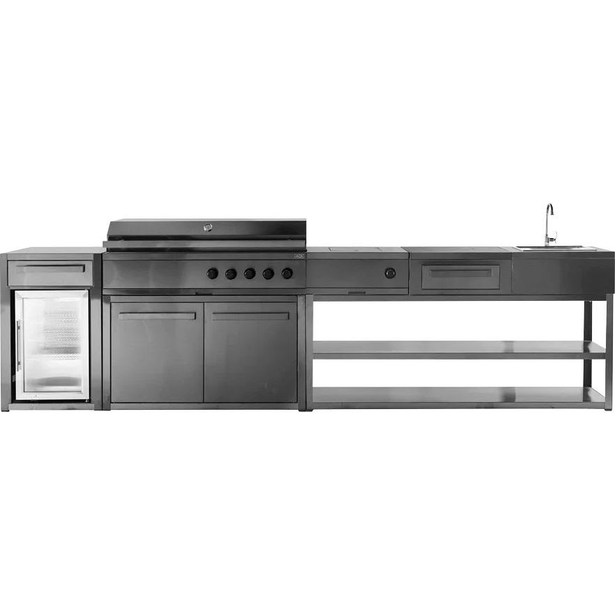 Kesäkeittiö Myoutdoorkitchen Nordic Line Helsinki, musta