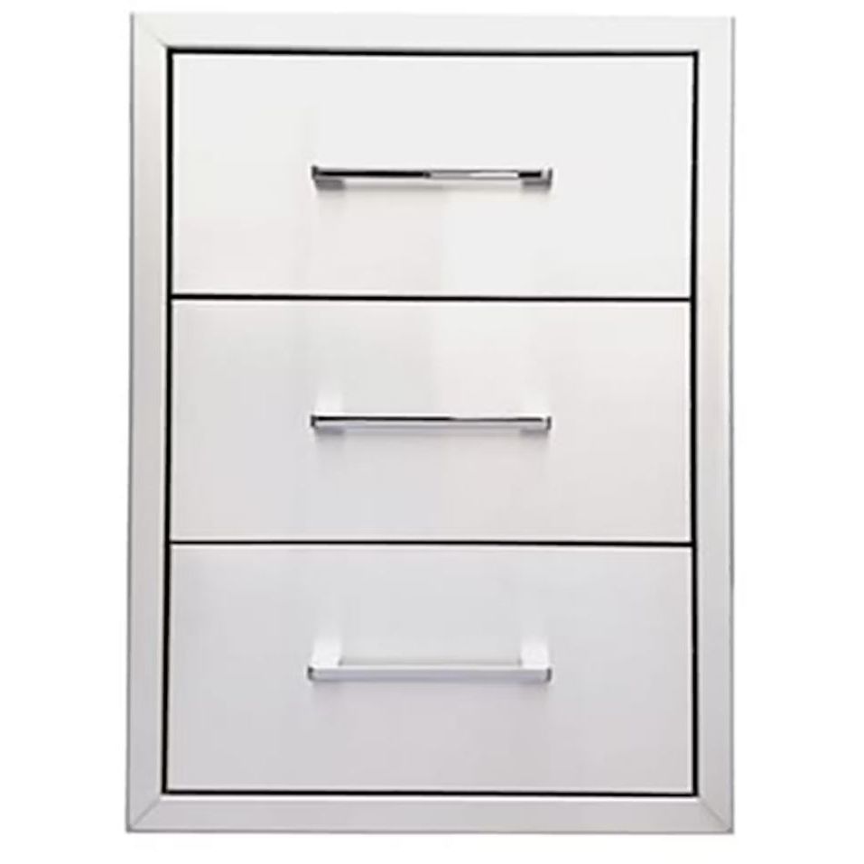 Kesäkeittiön kolmilaatikkomoduuli Myoutdoorkitchen Built-in