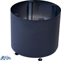 Korotusosa Mondex Tahko, 6.6 ja 9.0kW kiukaisiin, musta, Verkkokaupan poistotuote