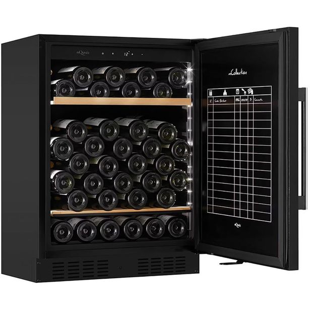 Viinikaappi mQuvée WineStore 82 Anthracite Black - WSTO82B, musta