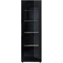 Viinikaappi mQuvée Velvet 125 Glass - VCS200FGB, musta