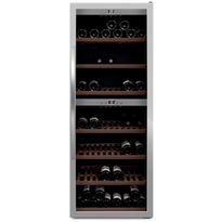 Kahden lämpötilan viinikaappi mQuvée WineExpert 126 Stainless - SW-126S, ruostumaton teräs