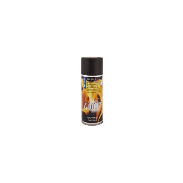 Spraymaali Maston Kuumakesto 400C, 400ml, musta