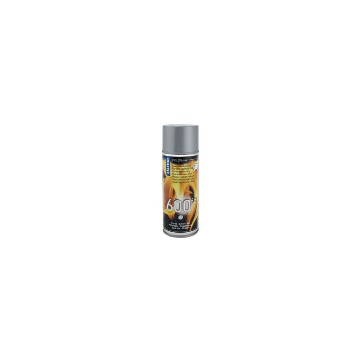 Spraymaali Maston Kuumakesto 600C, 400ml, hopea