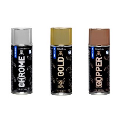 Spraymaali Decoeffect metallihohto, 400ml, kromi/kupari/kulta