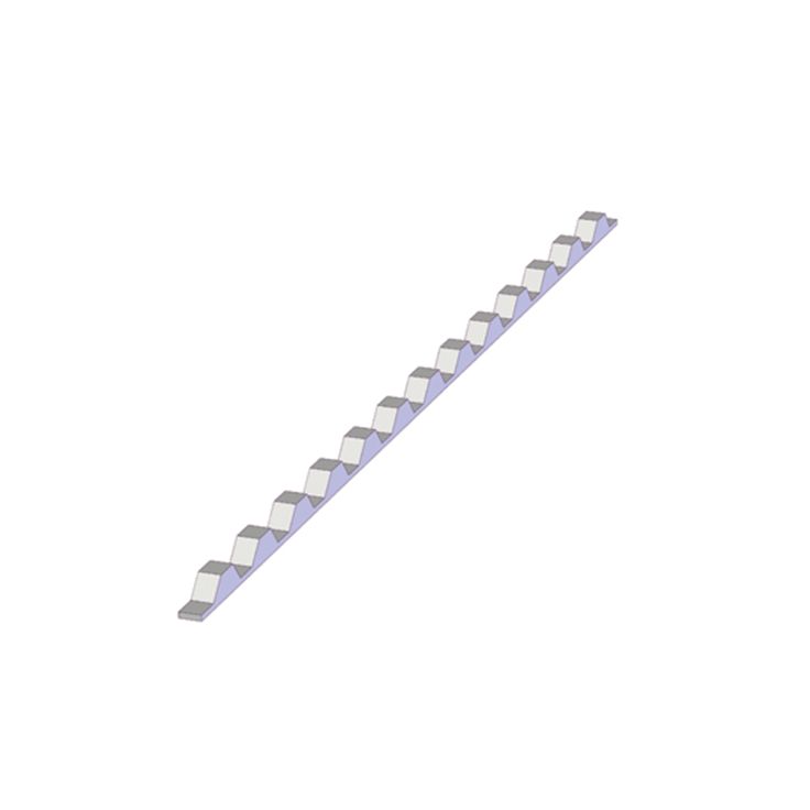 Muototiiviste Keraplast Trapetsi PE, prof. 76/18 mm, 990 mm valkoinen