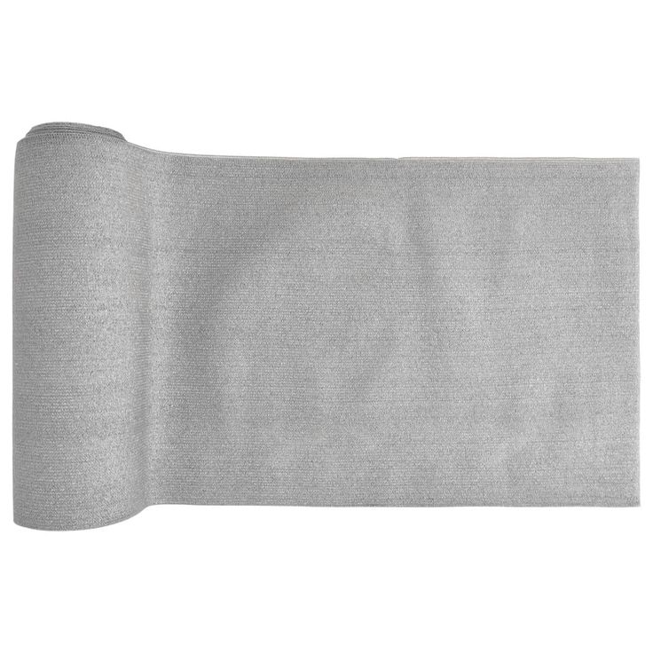 Näkösuoja vaaleanharmaa 1,5x25 m HDPE 75 g/m² (03768)