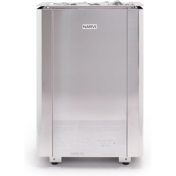 Sähkökiuas Narvi Ultra Small, 6kW, 5-8m3, erillinen ohjaus