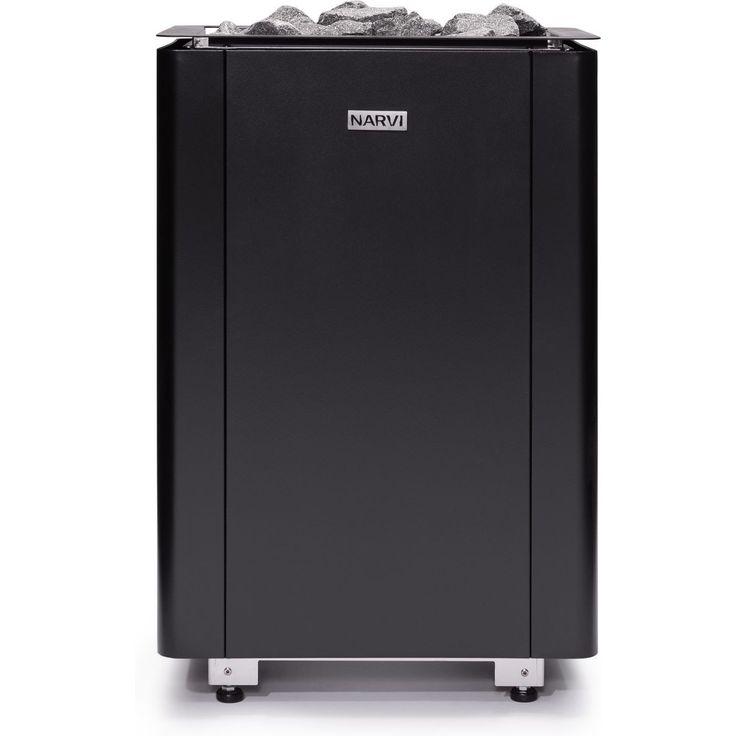 Sähkökiuas Narvi Ultra Small, 6kW, 5-8m3, erillinen ohjaus, musta