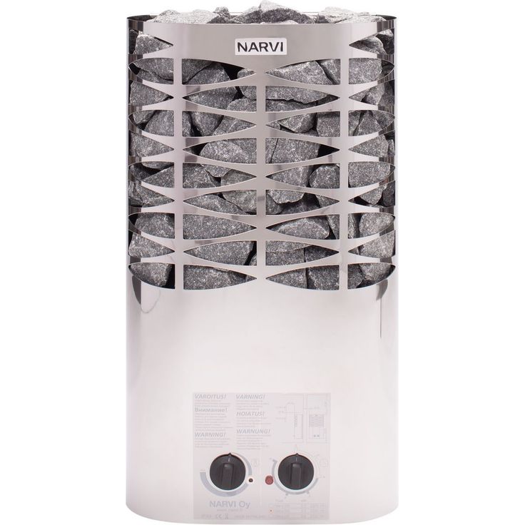 Sähkökiuas Narvi NS Mini 3.6kW 2-4m³ kiinteä ohjaus rst