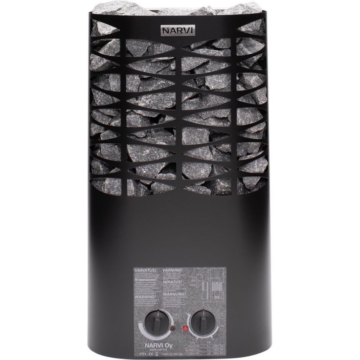 Sähkökiuas Narvi NS Mini 3.0kW 2-3m³ kiinteä ohjaus rst