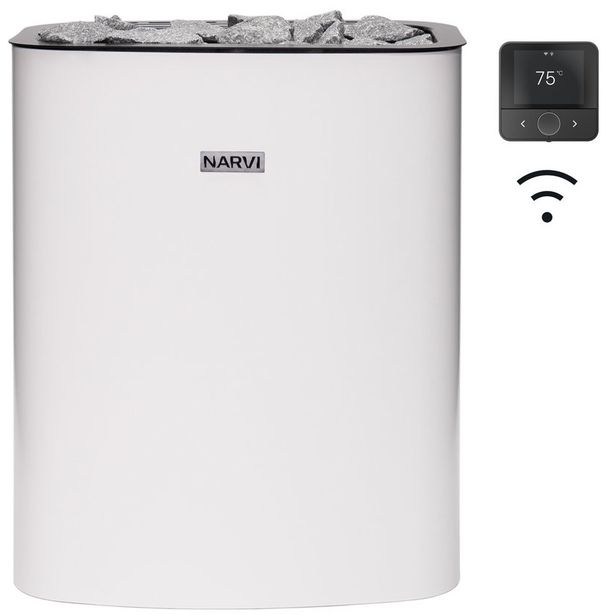 Sähkökiuas Narvi NC Electric Flow Wifi, erillinen ohjaus